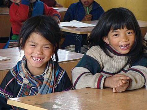 Gần 100% học sinh tiểu học ở Hà Giang đi học đúng độ tuổi